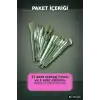 Makyaj Fırça Seti Yeşil 13 Parça Fondöten Allık ve Far Makyaj Fırçaları BX-316228