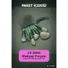 Makyaj Fırçası Seti 13 Parça Yumuşak Sentetik Kıllı Pudra Eyeliner Fırça Takımı BX-316229
