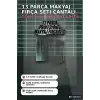 Makyaj Fırça Seti 13 Parça Çantalı - Fondöten Far Pudra ve Allık Fırçaları BX-316234