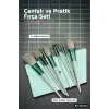 Makyaj Fırça Seti 13 Parça Çantalı - Fondöten Far Pudra ve Allık Fırçaları BX-316234