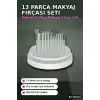 Makyaj Fırça Seti 13 Parça - Ergonomik Saplı Taşınabilir Pudra Fırçası BX-316244