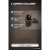 20000 mAh Powerbank Dahili Çoklu Kablolu ve Dijital Göstergeli Taşınabilir Şarj Cihazı BX-316260