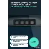 Dörtlü Çerçeve Metalik Siyah Grano Serisi Duvara Gömme Anahtar Priz 1 Adet BX-316263