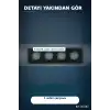 Dörtlü Çerçeve Metalik Siyah Grano Serisi Duvara Gömme Anahtar Priz 1 Adet BX-316263