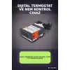 Dijital Termostat ve Nem Kontrol Cihazı Çift Ekranlı Kuluçka Sensörü 10A 220V BX-316264