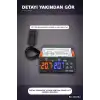 Dijital Termostat ve Nem Kontrol Cihazı Çift Ekranlı Kuluçka Sensörü 10A 220V BX-316264