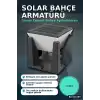 Solar Bahçe Armatürü 75W 6500K Işık IP65 Dış Mekan Lambası 1 Adet BX-316269