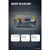Uzaktan Kumandalı Dökme Kamyon 1:18 Alaşım Gövdeli 9 Kanallı Oyuncak İş Makinesi BX-316274