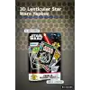 Star Wars 3D Lenticular Puzzle 24 Parça Sürpriz Paket Mini Yapboz Koleksiyonu - 1 Adet BX-316285