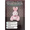 Papyonlu Peluş Tavşan Oyuncak 60 cm - Çocuk ve Bebek Için Hediye Figür BX-316300