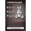 Papyonlu Peluş Tavşan Oyuncak 60 cm - Çocuk ve Bebek Için Hediye Figür BX-316300