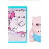 Pembe Kedi Figür Oyuncağı - 7.6 cm Sürpriz Paket Çıkartmalı Koleksiyonluk BX-316312