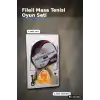 Masa Tenisi Raket Seti Fileli Pinpon Raketi - 2 Raket 3 Top 1 File Ayak BX-316334