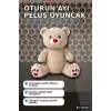 Oturan Ayı Peluş Oyuncak 50 cm Boyutunda Sevimli Çocuk ve Bebek Hediyesi BX-316342