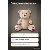 Oturan Ayı Peluş Oyuncak 50 cm Boyutunda Sevimli Çocuk ve Bebek Hediyesi BX-316342