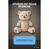 Oturan Ayı Peluş Oyuncak 50 cm Boyutunda Sevimli Çocuk ve Bebek Hediyesi BX-316342