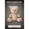 Oturan Ayı Peluş Oyuncak 50 cm Boyutunda Sevimli Çocuk ve Bebek Hediyesi BX-316342