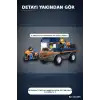 Motosiklet Taşıyıcı Kamyon Yapım Seti 88 Parça 2 Figürlü 4 Yaş Üzeri Çocuk Oyuncağı BX-316365