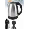 Paslanmaz Çelik Su Isıtıcı Kettle 1.8 Litre Otomatik Kapanan Gizli Rezistans Inox BX-316389