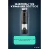 Elektrikli Tuz Karabiber Öğütücü Çift Hazneli Şarjlı LED Işıklı Mutfak Baharat Değirmeni BX-316393