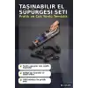 Araç İçi El Süpürgesi Şarjlı USB Kablolu Esnek Hortumlu Temizlik Seti BX-316395