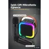 Karaoke Hoparlör Seti Çift Kablosuz Mikrofonlu Bluetooth 5.3 LED Işıklı BX-316400