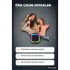 Karaoke Hoparlör Seti Çift Kablosuz Mikrofonlu Bluetooth 5.3 LED Işıklı BX-316400