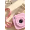 Mini Dijital Fotoğraf Makinesi 2,01 İnç Ekran Type C Şarjlı Pembe Cep Boy BX-316416