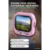 Mini Dijital Fotoğraf Makinesi 2.01 İnç Ekranlı Type C Şarjlı Pembe Kamera BX-316419