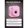 Mini Dijital Fotoğraf Makinesi 2,01 Inç Ekran Type C Şarj Pembe Cep Boy BX-316420
