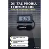 Dijital Termometre Problu Su Geçirmez Sıcaklık Ölçer Akvaryum ve Gıda Derecesi BX-316431
