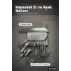 Manikür Pedikür Seti 16 Parça Paslanmaz Çelik El Ayak Tırnak Bakım Seti Çantalı BX-316439