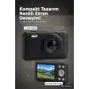 Dijital Fotoğraf Makinesi 2.8 İnç Ekranlı Type C Şarjlı Video Kamera Siyah BX-316514