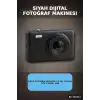 Dijital Fotoğraf Makinesi 2.8 İnç Ekranlı Type C Şarjlı Video Kamera Siyah BX-316514