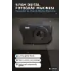 Dijital Fotoğraf Makinesi 2.8 Inç Ekranlı Type C Şarjlı Siyah Video Kamera BX-316515