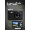 Dijital Fotoğraf Makinesi 2.8 Inç Ekranlı Type C Şarjlı Siyah Video Kamera BX-316515
