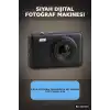 Dijital Fotoğraf Makinesi 2.8 Inç Ekranlı Type C Şarjlı Siyah Video Kamera BX-316515
