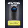 Araç İçi Sigara Küllüğü LED Işıklı Kapaklı Oto Bardaklık Uyumlu Kül Tablası BX-316523