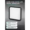 Kare Sıva Üstü LED Panel Armatür 25W 6400K Beyaz Işık 21 cm Tavan Lambası BX-316573