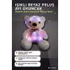 Işıklı Ayı Peluş Oyuncak 70 cm Beyaz Renk, Sevimli Çocuk Odası Hediyesi BX-316660