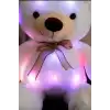 Işıklı Ayı Peluş Oyuncak 70 cm Beyaz Renk, Sevimli Çocuk Odası Hediyesi BX-316660