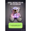 Işıklı Ayı Peluş Oyuncak 70 cm Beyaz Renk, Sevimli Çocuk Odası Hediyesi BX-316660