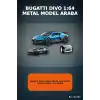 Bugatti Divo Model Araba 1:64 Ölçek Lisanslı Metal Çek Bırak Oyuncak Araç BX-316664