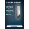 LED Ampul 8W 6500K Beyaz Işık E27 Duy 720 Lümen Tasarruflu Aydınlatma 1 Adet BX-316688