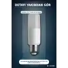 LED Ampul 8W 6500K Beyaz Işık E27 Duy 720 Lümen Tasarruflu Aydınlatma 1 Adet BX-316688