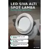 LED Spot Lamba 5W Sıva Altı Tavan Aydınlatması Beyaz Kasa 95 mm 1 Adet BX-316690