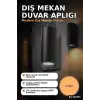 Dış Mekan Duvar Apligi GU10 Duy 10W Uyumlu IP65 Bahce Balkon Aplik Kasasi 1 Adet BX-316691