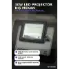 LED Projektör 30W 3200K Gün Işığı Ultra Slim IP66 Dış Mekan Aydınlatma BX-316694