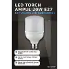 LED Torch Ampul 20W 3200K Gün Işığı E27 Duy 1980 Lümen Ev Ofis Aydınlatması 1 Adet BX-316697