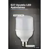 LED Torch Ampul 20W 3200K Gün Işığı E27 Duy 1980 Lümen Ev Ofis Aydınlatması 1 Adet BX-316697